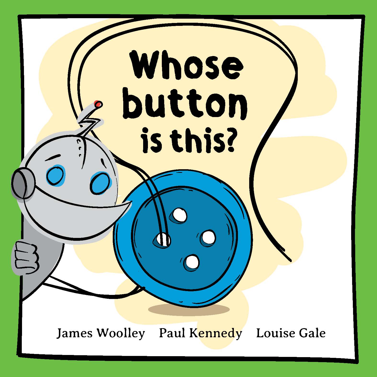 Whose button is this? cover